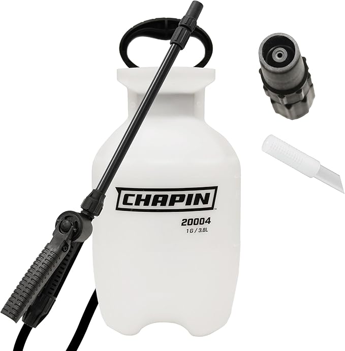 Chapin 20004 Made in USA 1 -Gallon Lawn and Garden Pump Pressured Sprayer, for Spraying Plants, Garden Watering, Weeds and Pests-VerdiqueGarden