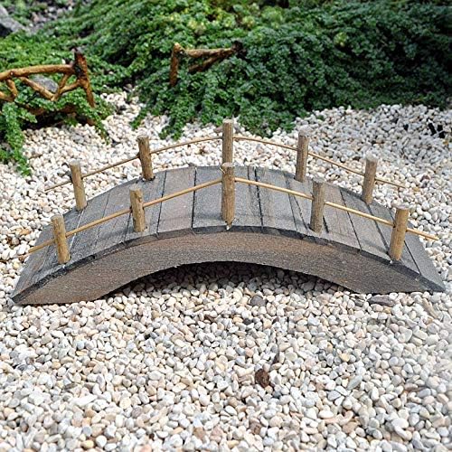Wooden Bridge for Miniature Garden, Fairy Garden-VerdiqueGarden