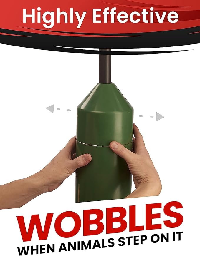 iPrimio 18" Squirrel Baffle - Easy Install Pole Wrap Around Baffle: Protect Hanging Bird Feeders, Squirrel Baffles for Feeders, No Tool Install, Durable Weather Resistant, for Bird Feeder Poles-VerdiqueGarden