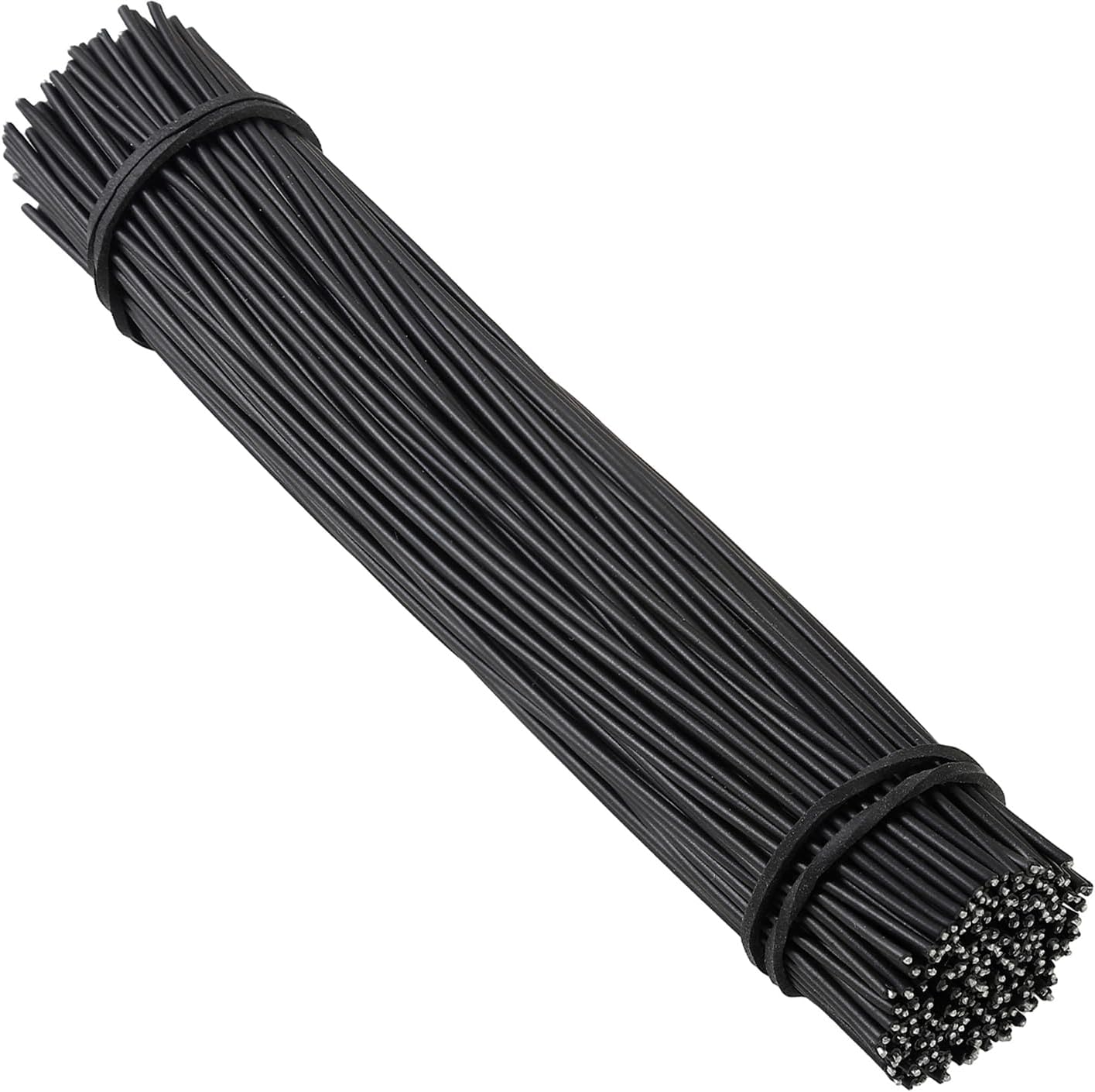 200 Pcs 6 inch Garden Twist Tie, Round Plastic Twist Ties for Plants, Vines and Wrapping Cords or Christmas Tree Gardening Plants Growth and Care, Office Home Cable Organization (Black)-VerdiqueGarden