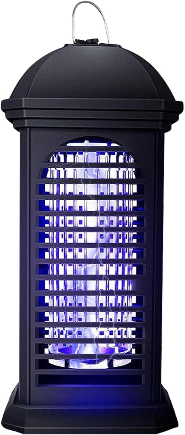 Bug Zapper,1800V 11W UV Insect Pest Fly Killer, IPX4 Waterproof Electric Fly Zapper for Indoor/Outdoor Use, Mosquito Killer for Home and Garden, Black-VerdiqueGarden