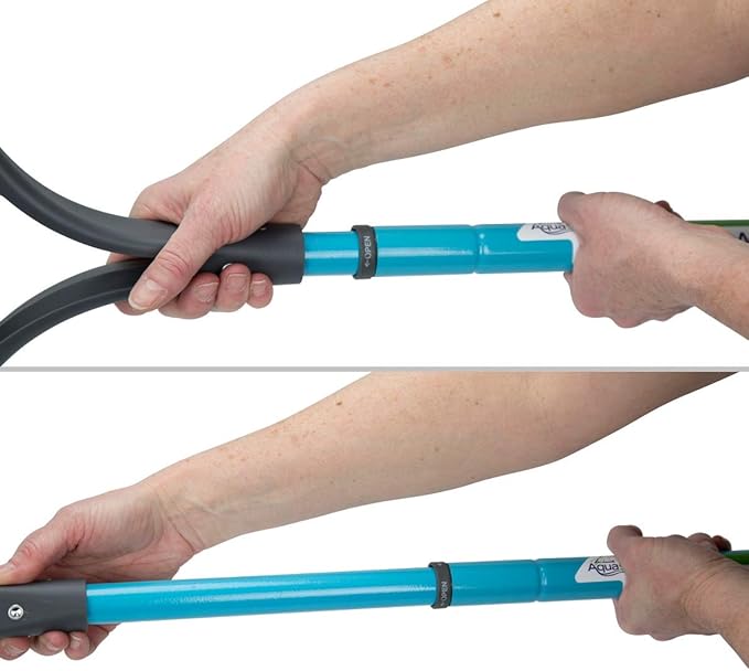 Aquascape 74004 Pond Shark Net Skimming, Maintenance and Water Garden Tool, Blue 60-inch-VerdiqueGarden