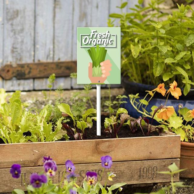 Eveokoki Aluminum Seed & Plant Labels - Plant Markes for Seedlings-Plant Tags for Pots - Garden Signs for Vegetable - Durable Markers for Plants Outdoor Waterproof - Garden Decor for Farmhouse-VerdiqueGarden