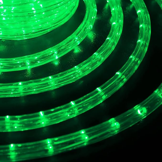 150ft LED Rope Lights Outdoor, 1080 LED Connectable and Flexible Tube Lights with 8 Modes, Waterproof LED Rope Lighting for Garden, Patio, Pool, Bedroom, Party, Indoor Outdoor Christmas Decor (Green)-VerdiqueGarden