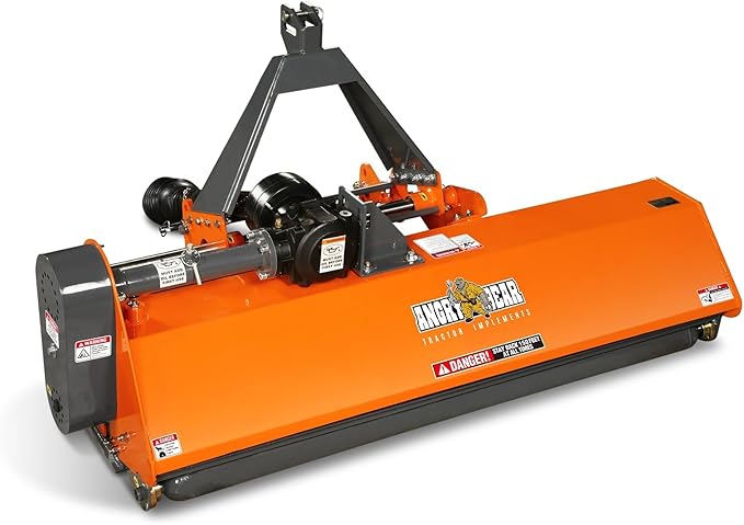 72'' PTO Flail Mower with Hydraulic Side Shift 3 Point 45-85hp, NAM72H-VerdiqueGarden