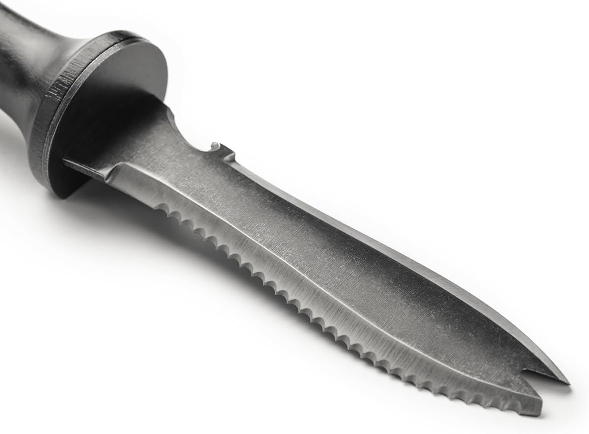 Hori Hori Garden Knife, Traditional Japanese Weeding Tool with ergonomic wooden handle. Hori garden tool with 7'inch blade with case. (Weeder blade)-VerdiqueGarden