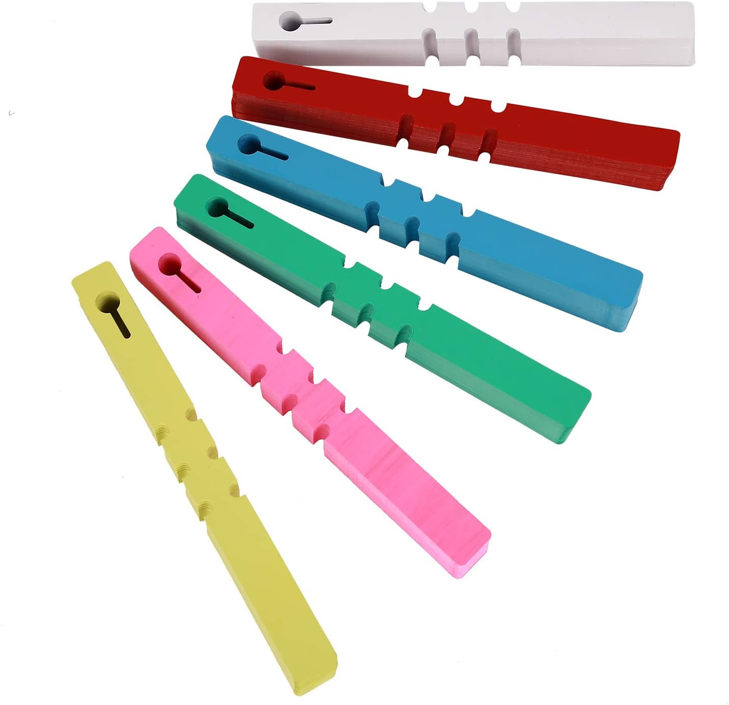 KINJOEK 1200 PCS 6 Colors Plant Labels, PVC Plant Tags for Garden Adjustable Waterproof Plant Tags-VerdiqueGarden