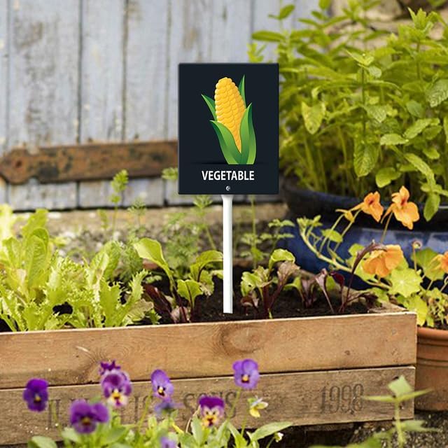 Eveokoki Aluminum Seed & Plant Labels - Plant Markes for Seedlings-Plant Tags for Pots - Garden Signs for Vegetable - Durable Markers for Plants Outdoor Waterproof - Garden Decor for Farmhouse-VerdiqueGarden