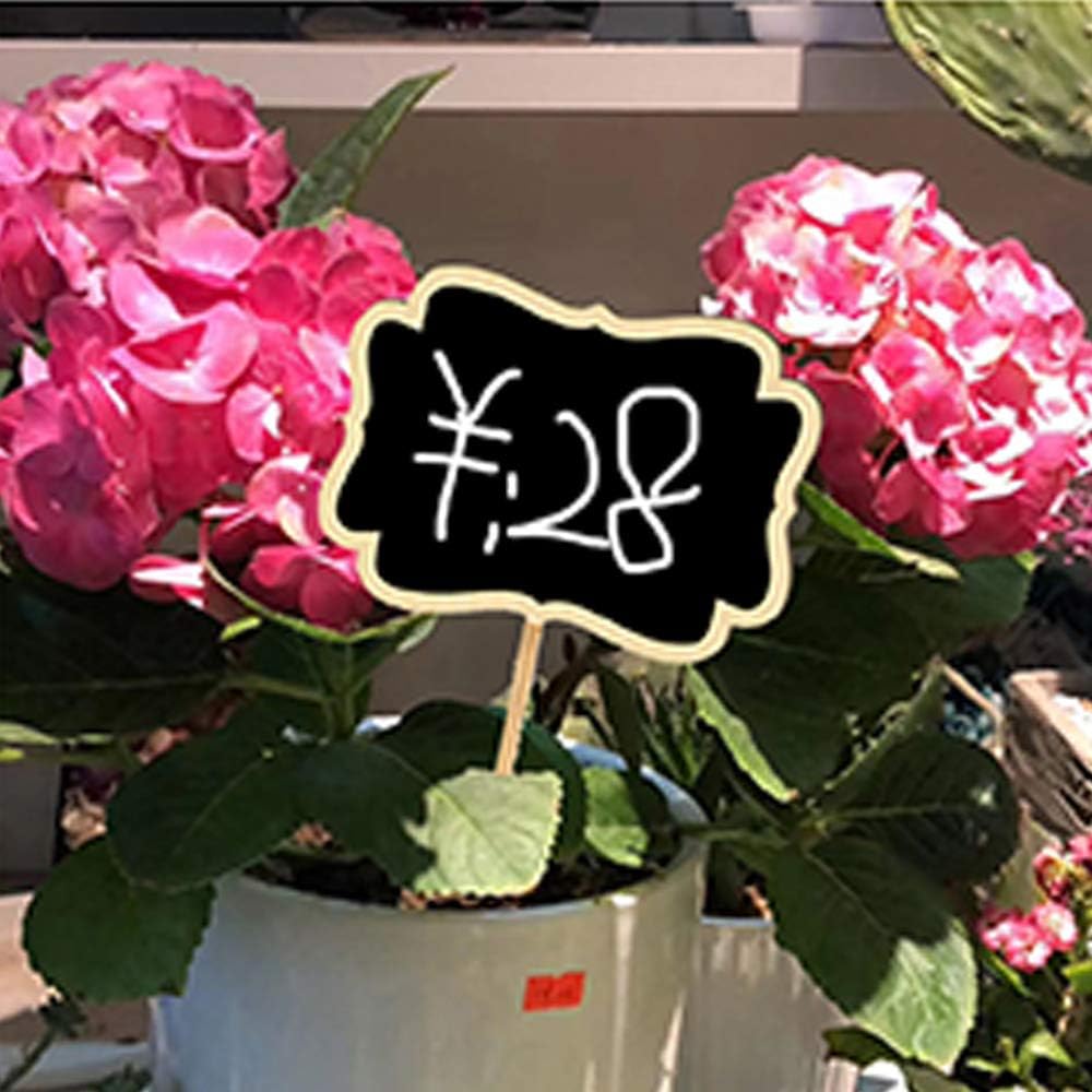 XIAN 10pcs Plant Labels, Garden Markers for Plants Outdoor, Waterproof, Reusable, Wooden, T-Shape-VerdiqueGarden