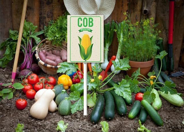 Eveokoki Aluminum Seed & Plant Labels - Plant Markes for Seedlings-Plant Tags for Pots - Garden Signs for Vegetable - Durable Markers for Plants Outdoor Waterproof - Garden Decor for Farmhouse-VerdiqueGarden