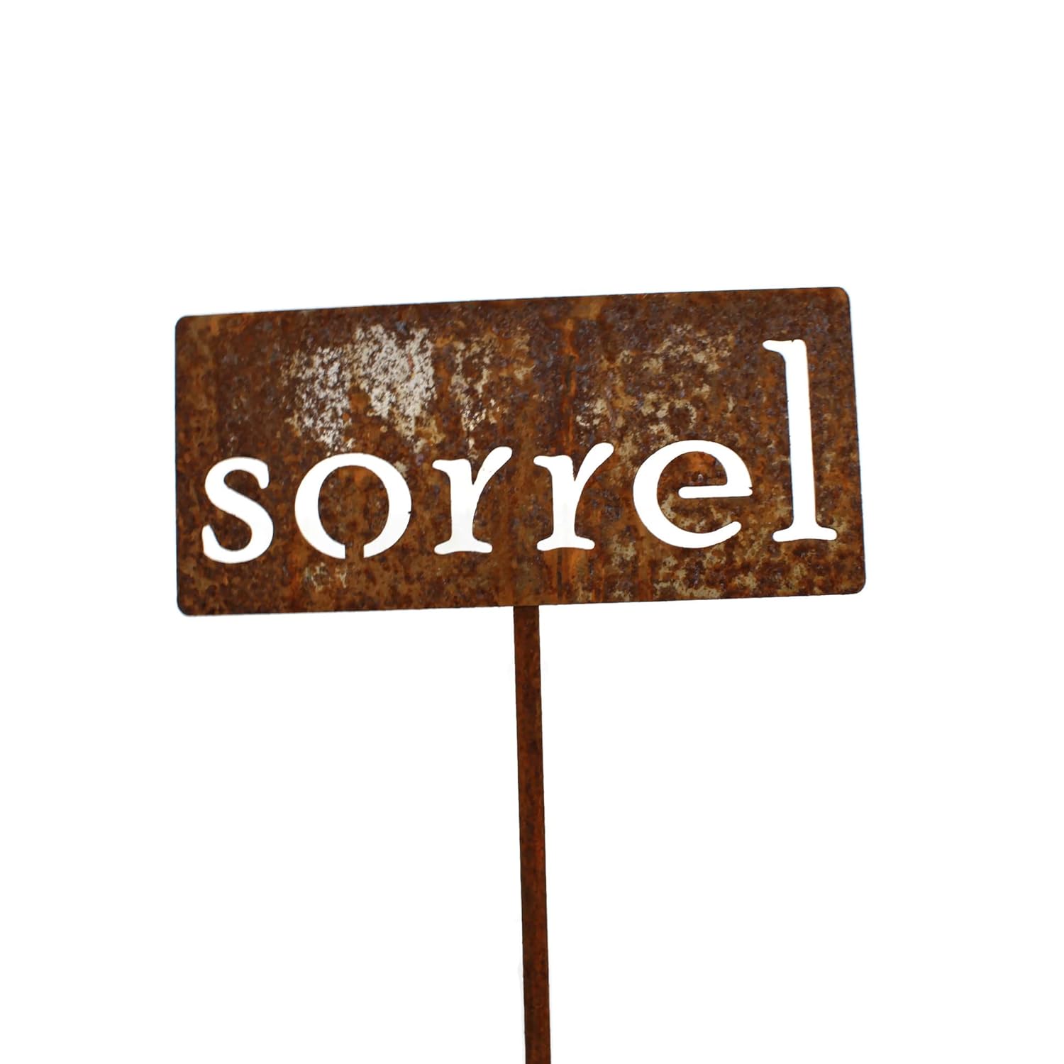 Classic Metal Garden Markers 19 Inches Tall (sorrel, Naturally Rusted)-VerdiqueGarden