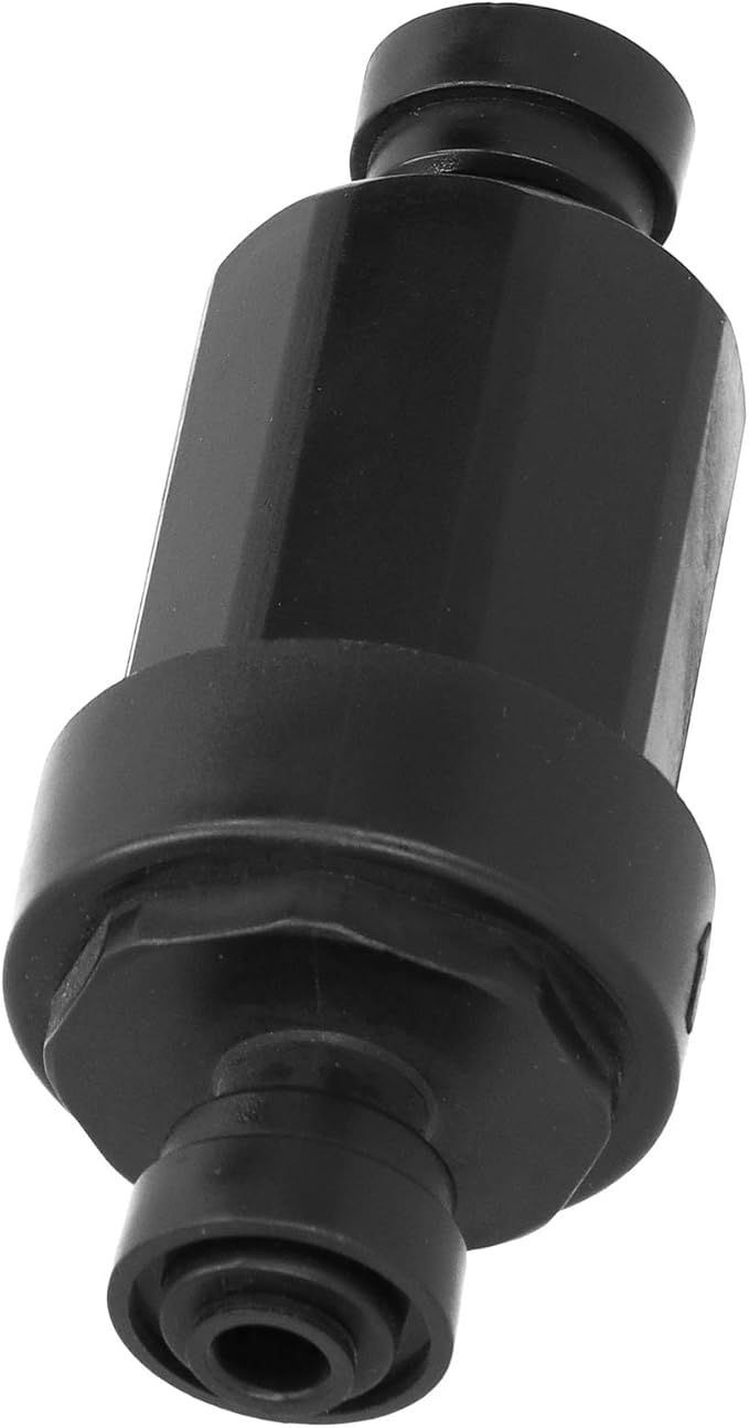 1/4in Irrigation Filter with Stainless Steel Strainer Quick Connect Filtration System for Courtyards Gardens Agriculture Black 3.9x1.6in-VerdiqueGarden