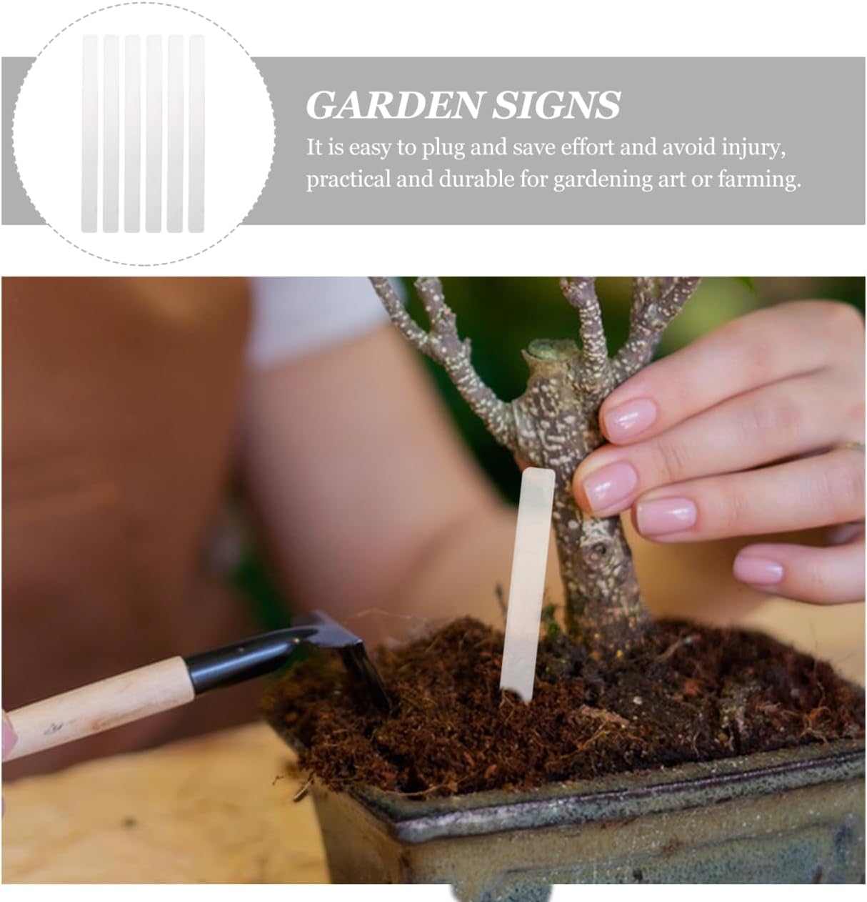 YARNOW 72 Pcs Plant Labels Acrylic Plant Tags Vegetable Garden Signs Plant Labels for Outdoor Garden Waterproof-VerdiqueGarden