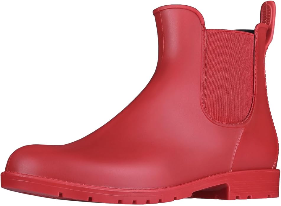 Asgard Women's Ankle Rain Boots Waterproof Chelsea Boots-VerdiqueGarden