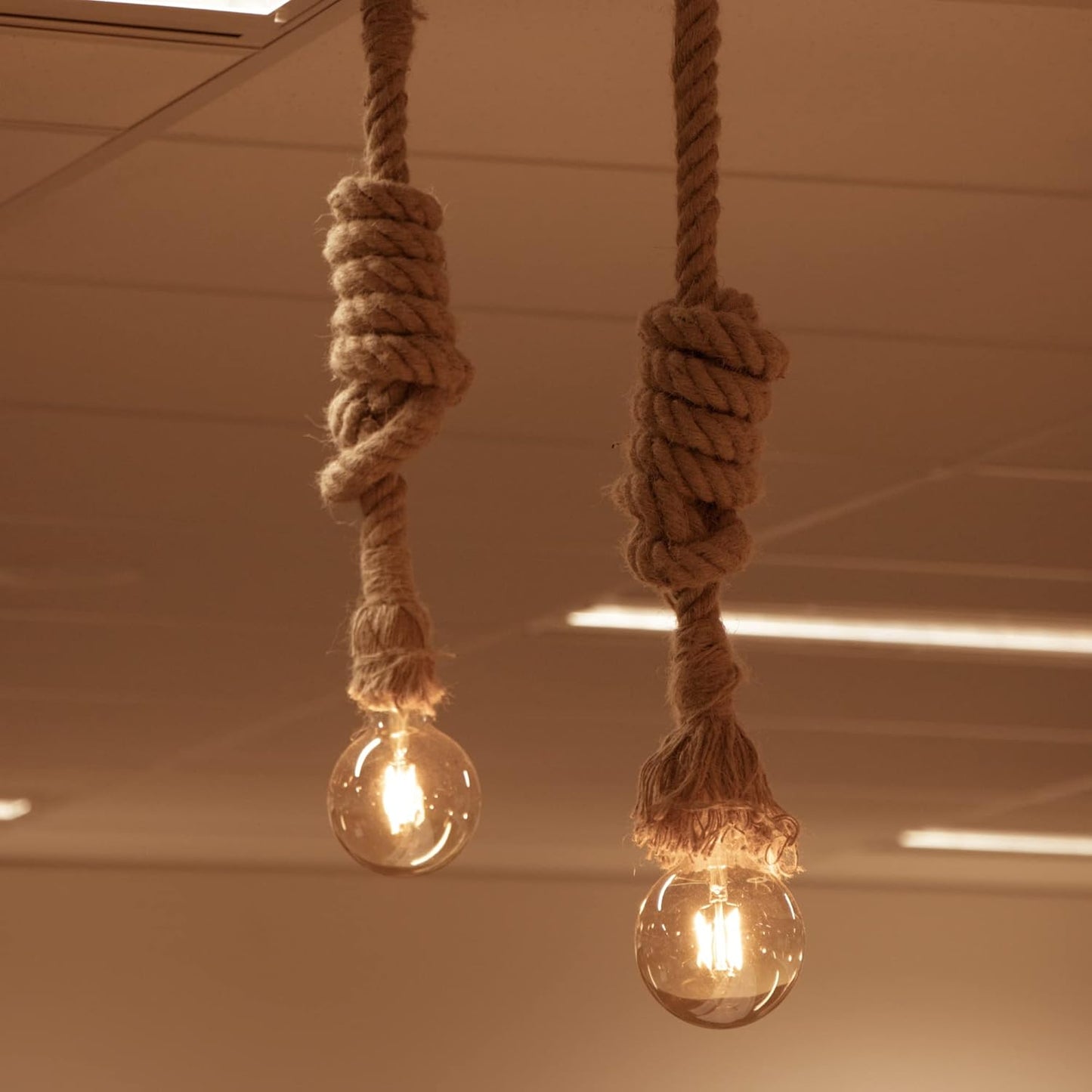 Twisted Jute Rope 3/4 Inch x 50 Ft, IMROPE Natural Jute Rope 4 Strands for DIY Arts Crafts, Garden, Home Decorating, Hammock-VerdiqueGarden