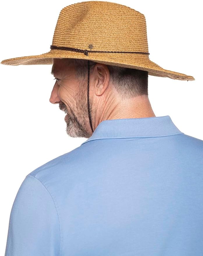 Coolibar UPF 50+ Men's Beach Comber Sun Hat - Sun Protective-VerdiqueGarden