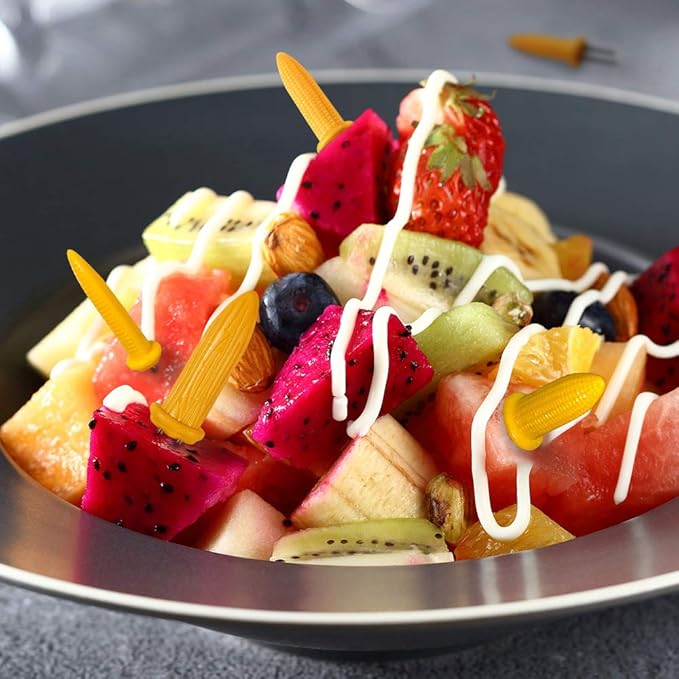 Corn on The Cob Holders, Stainless Steel Heat Resistant Non Slip Barbecue Corn Prongs Skewers for BBQ, Cooking, Birthday Party (20,3.54IN)-VerdiqueGarden