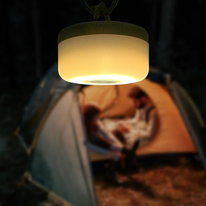 TRIROCKS 2 Pack Camping String Lights Portable Outdoor Hanging Lights 26.24Ft with 5 Lighting Modes IPX4 Waterproof Rechargeable LED Fairy String Lights for Garden Yard Christmas Party Camping Hiking-VerdiqueGarden