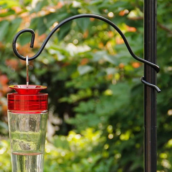 yosager Premium Bird Feeding Station Kit, 75" x 21" Bird Feeder Pole, A Multi Feeder Hanging Kit with Metal Suet and Bath for Attracting Wild Birds, Birdfeeder and Planter Hanger-VerdiqueGarden