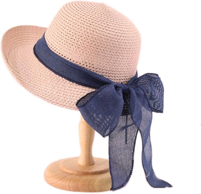 Cyiecw Women Floppy Sun Hats Fashionable Summer Wide Brim Cap BeachStraw Hat UV UPF50 Travel Packable Cotton-VerdiqueGarden