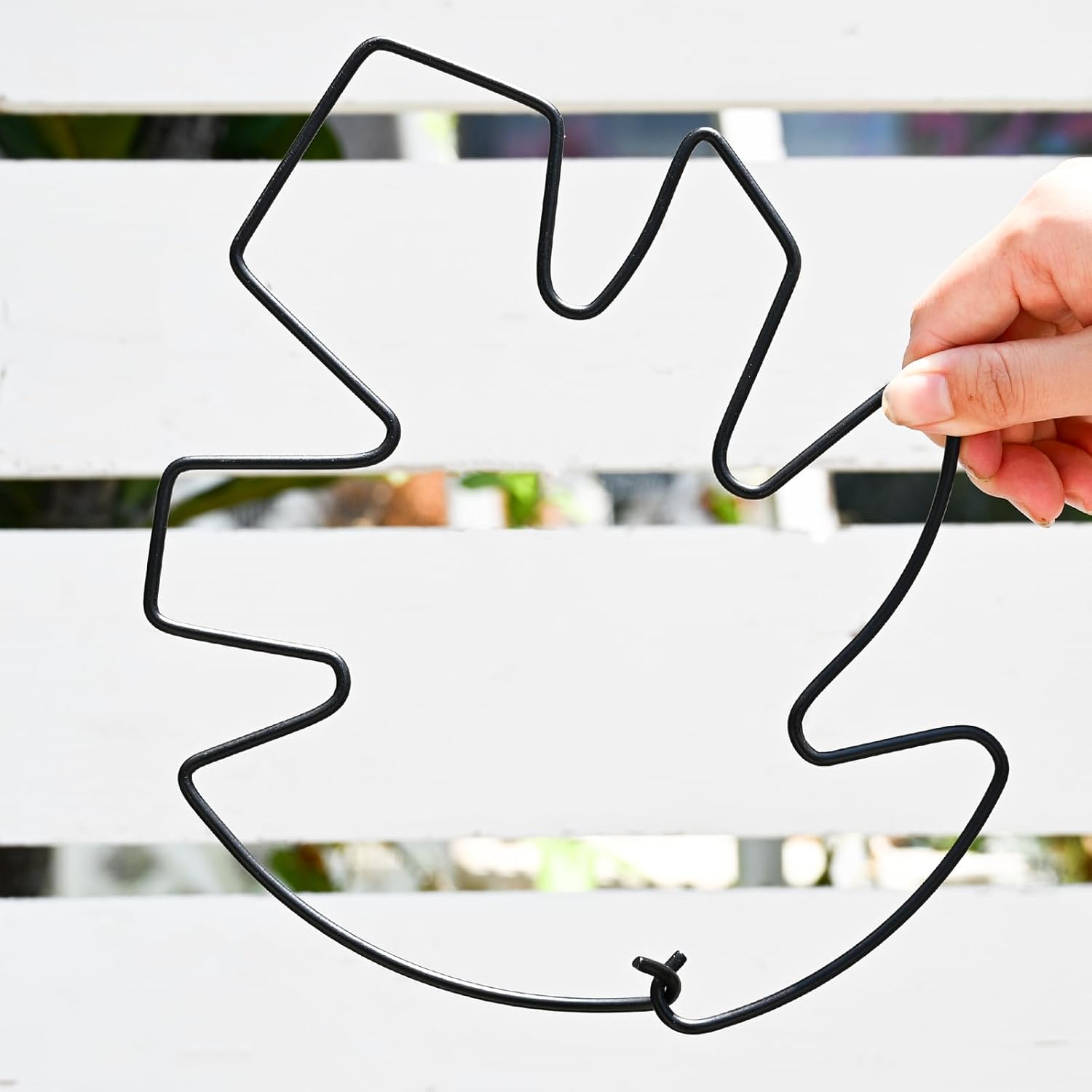 5PCS Black Monstera Plant Stem Support 9x7.6in - Adjustable & Durable Indoor Plant Stake for Cactus and Climbing Plants - Ideal Leaf Support for Gardening & Home Decor-VerdiqueGarden