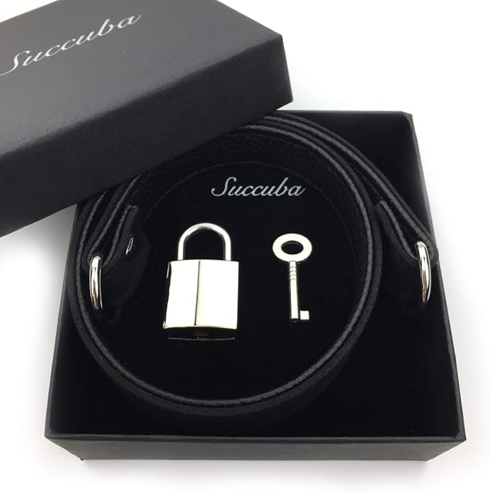 Succuba Padlock Collar Necklace Lolita Collar Cat Kitty Velvet Necklace
