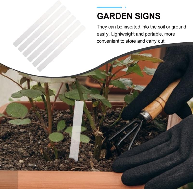 YARNOW 72 Pcs Plant Labels Acrylic Plant Tags Vegetable Garden Signs Plant Labels for Outdoor Garden Waterproof-VerdiqueGarden