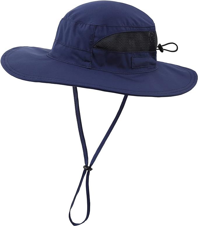 Connectyle Women's UPF 50+ Sun Hat UV Protection Wide Brim Bucket Hat Summer Beach Hats Fishing Hiking Outdoor Safari Hats-VerdiqueGarden