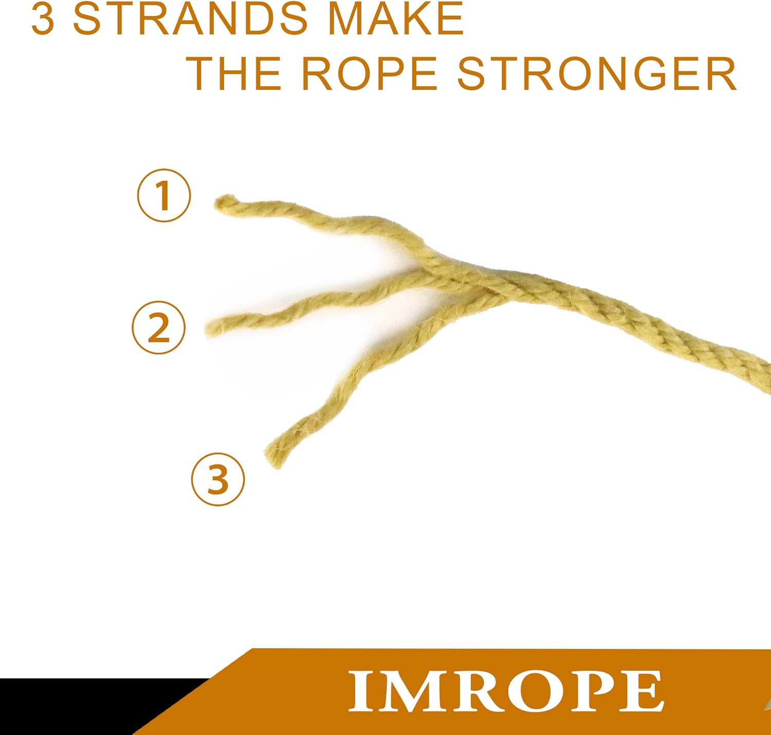 3mm x 1000 Feet Yellow Jute Rope, Twine for Gardening Tomato Climbing Plant Tie Floristry Crafts Gift Wrapping Packing Decor-VerdiqueGarden