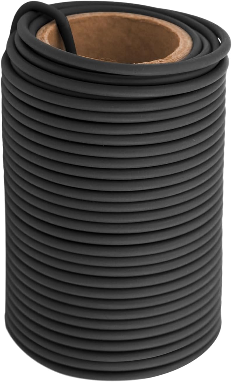 Garden Flexible Wire Tie, Soft Twist Plant Ties Support Plant Vines for Supporting and Fixing Garden Planting Branches Vines & Stems ，Organize Data Wire and Office Organization 65.6’ ( 3.5MM) (black)-VerdiqueGarden