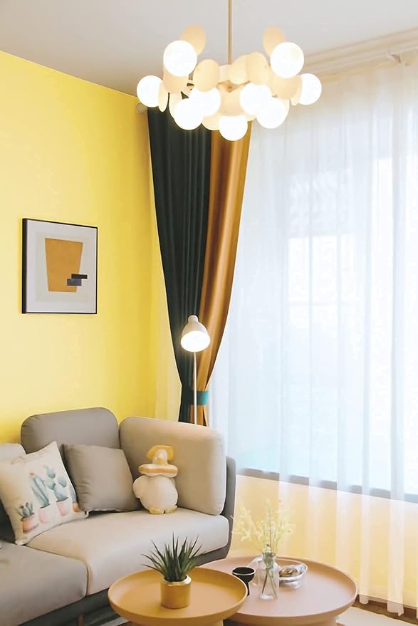 Dimoon 118''x17.7'' Yellow Peel and Stick Wallpaper Contact Paper Modern Self Adhesive Wall Paper Removable Renter Friendly Textured Solid Color Shelf Cabinet Vinyl Roll (118''x17.7'',Yellow)-VerdiqueGarden