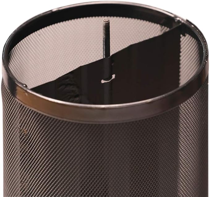 Nature's Rhythm Metal Hopper Bird Feeder, Dual Seed Compartments, 10 Feeding Ports, Holds 10lbs Seed, Attracts Cardinals, Titmice, Nuthatches-VerdiqueGarden