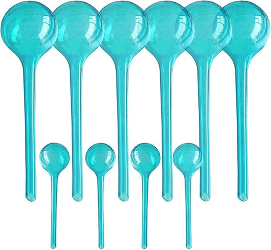 10pcs Plant Self Watering Globe Stakes, Plant Watering Stakes Automatic Plant Watering Bulb System Spikes, Flower Automatic Watering Device, Garden Self Waterer for Indoor Outdoor Plant-VerdiqueGarden