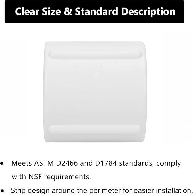 10Pack 1" Double Female Thread PVC Pipe Coupling Adapter Pipe Fitting Connector (Female x Female) SCH40 1Inch PVC Female Threaded Pipe Coupling for Sprinkler,Irrigation,Swimming Pools-VerdiqueGarden