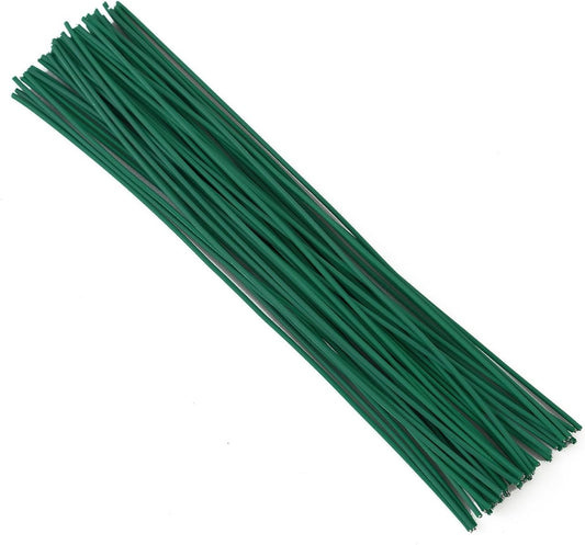 200 Pcs 6 inch Garden Twist Tie, Round Plastic Twist Ties for Plants, Vines and Wrapping Cords or Christmas Tree Gardening Plants Growth and Care, Home Cable Organization (Blackish Green)-VerdiqueGarden