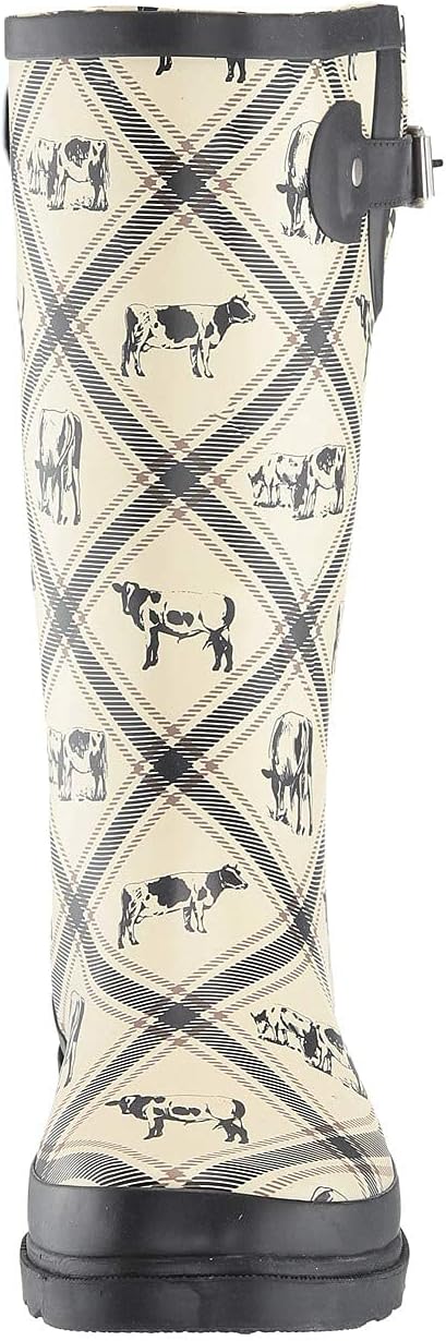 Western Chief Women's Tall Waterproof Rain Boot Outdoor Garden Shoes-VerdiqueGarden