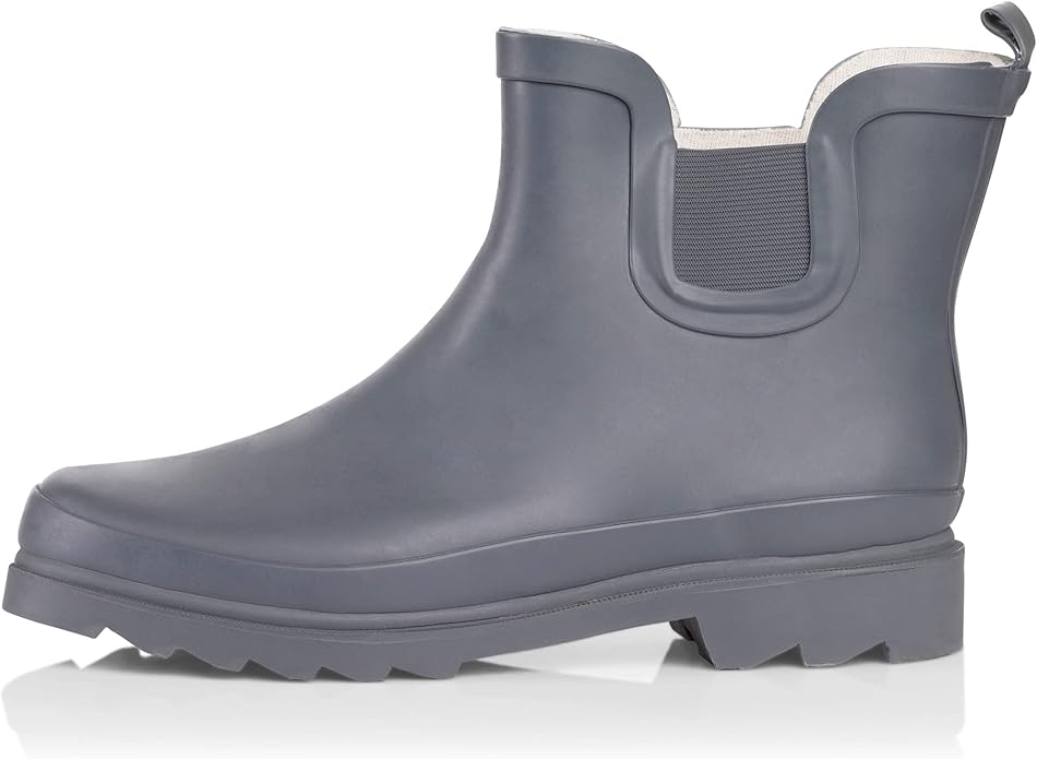 NORTY - Womens Ankle Rain Boots - Ladies Waterproof Winter Spring Garden Boot runs ½ size large-VerdiqueGarden