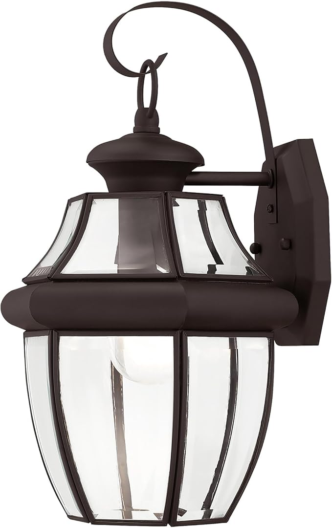 Livex Lighting 2151-03 Outdoor Lighting, 13" x 8.5" x 8.5", White-VerdiqueGarden