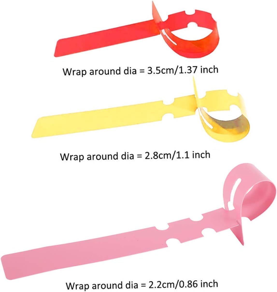 YaeCCC 600 Pcs Plant Labels, PVC Plant Tags for Garden Adjustable Waterproof Plant Tags 6 Colors-VerdiqueGarden