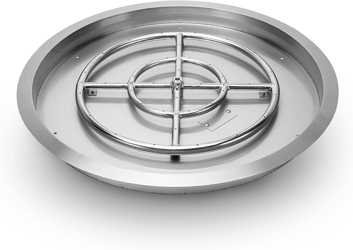Stanbroil 25 Inch Drop-in Fire Pit Pan, Gas Fire Pit Burner Inserted for Propane & Natural Gas, BTU 147,000 Max-VerdiqueGarden