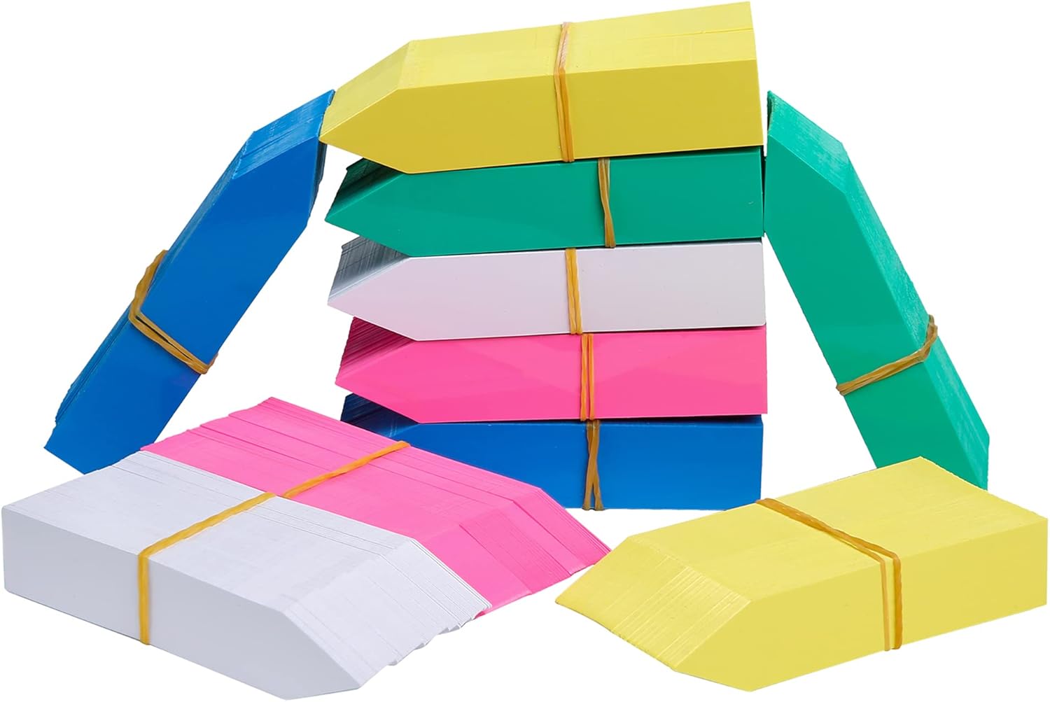 1000 Pcs Plant Tags, 4 Inch Plastic Garden Plant Pot Markers Waterproof Plant Labels, Multicolor-VerdiqueGarden