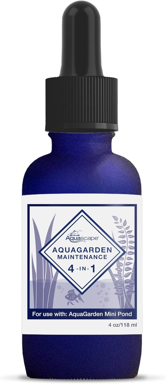 Aquascape AquaGarden Pond and Fountain Maintenance Water Treatment, 4-in-1, 4 oz, 96098-VerdiqueGarden