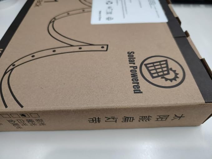 32.8FT 600LED Solar LED Strip Lights Outdoor, Outdoor String Lights Waterproof, 8 Modes Solar Rope Lights with Remote for Step, Stair, Deck, Fence, Patio,Yard Decor (Cool White, 32.8 FT)-VerdiqueGarden