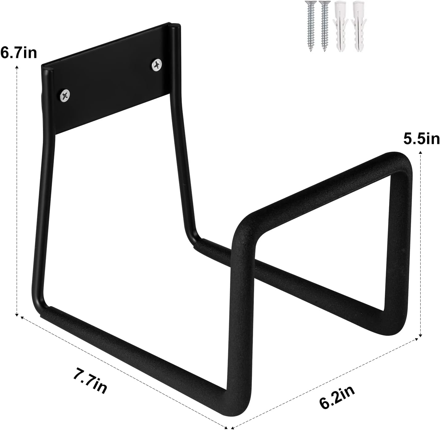 Hose Hanger, Heavy Duty Metal Hose Holder Wall Mount, Hook for Garden Hose/Expandable Hose/Hose Reel/Water Hose/Pocket Hose/Flexable Hose/Magic Hose (Hose Holder 175 Ft)-VerdiqueGarden