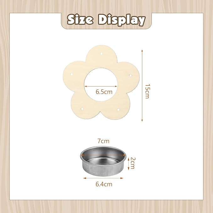 Fennoral 4 Pack Bird Feeder Kits for Kids Make Your Own Bird Feeders Wooden Art and Craft for Girls Boys Ornaments DIY to Paint Craft for Spring Garden Outdoor Decoration Summer Activities Project-VerdiqueGarden