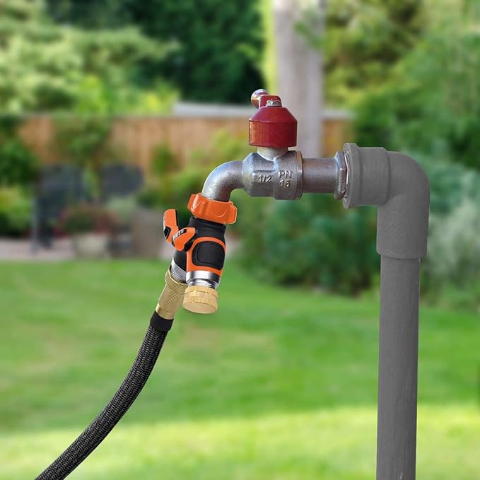 Hooshing 4PCS Brass Garden Hose End Caps 3/4" Female Garden Hose Caps with Washers-VerdiqueGarden