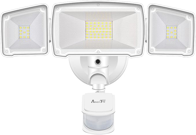 AmeriTop Motion Sensor Lights Outdoor, 2-in-1 Ultra Bright 3500LM 35W LED Security Flood Lights with Motion Sensor Mode & Dusk to Dawn Sensor Mode/ETL Certified, IP65 Waterproof-VerdiqueGarden