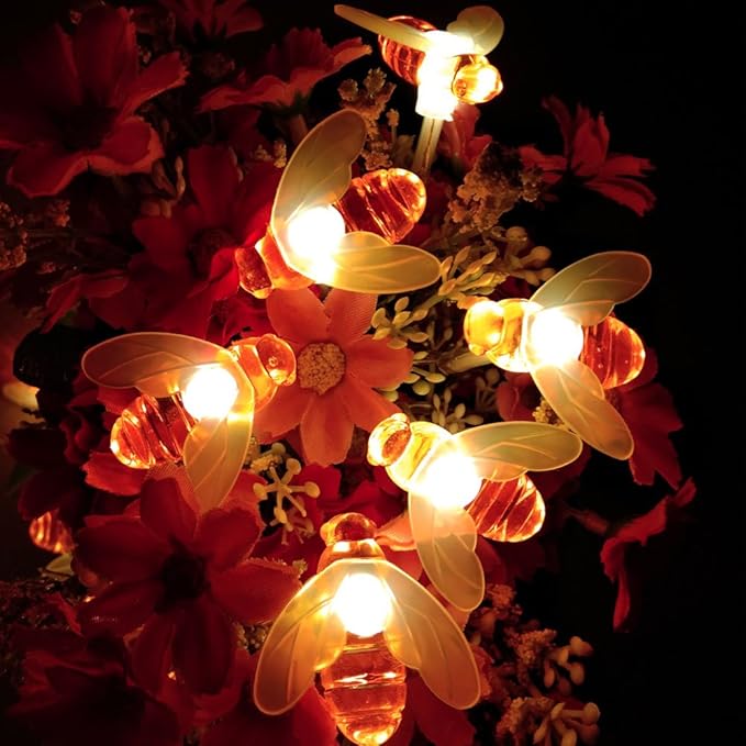 Remote String Lights, 7.5Ft 20 Led Fairy String Lights Battery Operated String Lights for Garden, Patio, Lawn Decoration with Remote Control(Warm White)-VerdiqueGarden