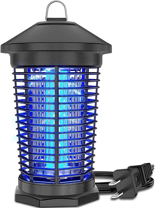 Bug Zapper Outdoor Indoor, Zechuan Electric Mosquito Zapper, Electronic Mosquito Killer Lantern, Waterproof Fly Trap Insect Killer for Home Backyard Patio Garden Camp Site-VerdiqueGarden
