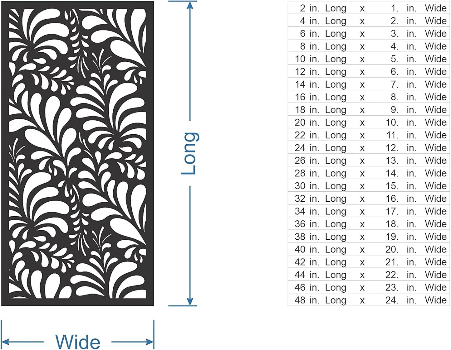 Jess and Jessica Wooden Flower Pattern Lattice - Home Decor Mandala Wall Art, Wall Panels, Overlays, Trellis, Privacy Screens & Yard Decor-VerdiqueGarden
